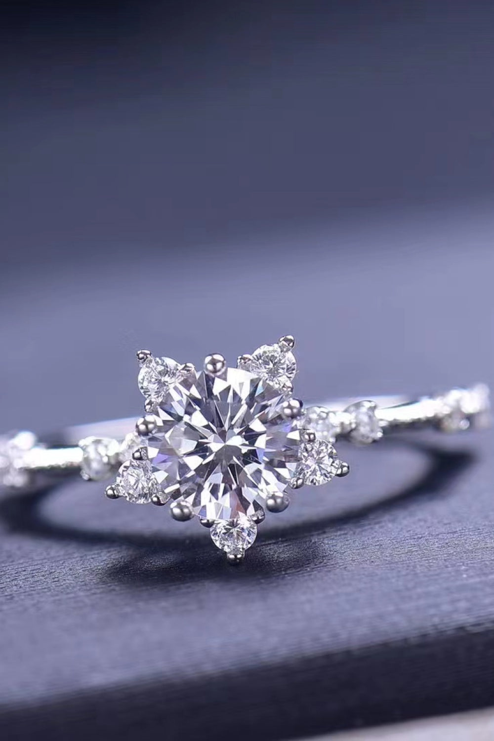 1 Carat Moissanite 6-Prong Ring