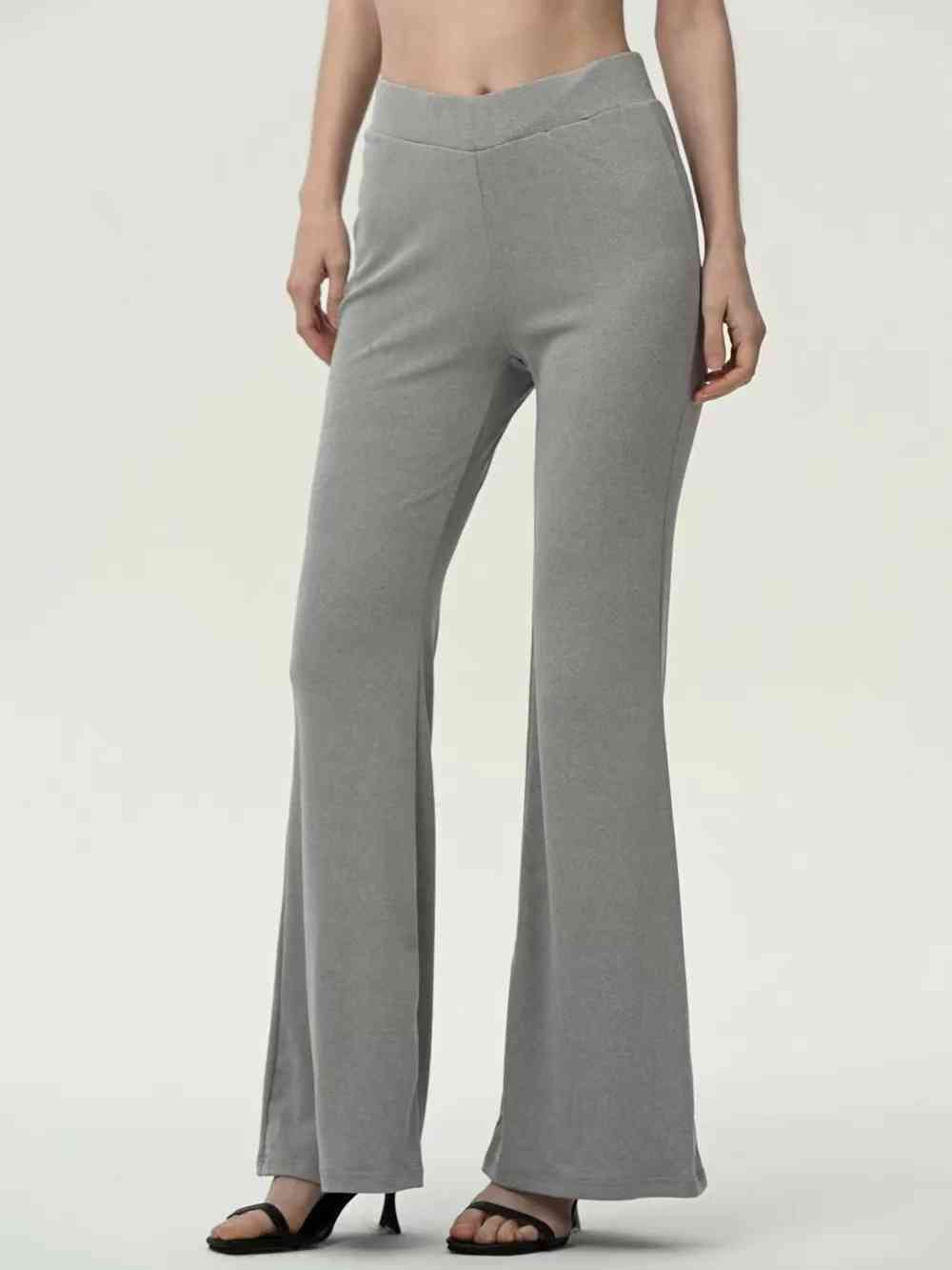 High Waist Flare Leg Pants