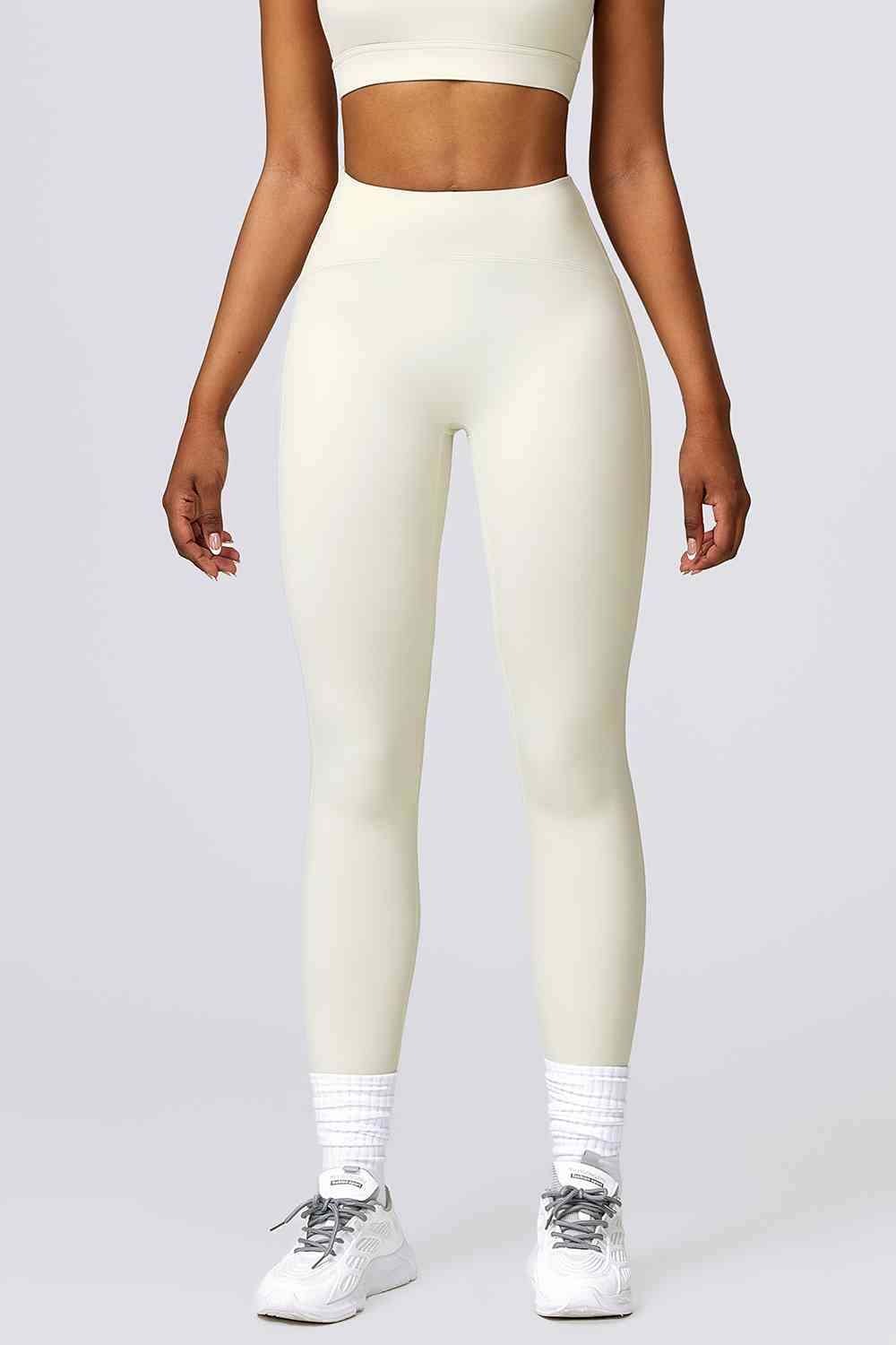 Breathable Wide Waistband Active Leggings