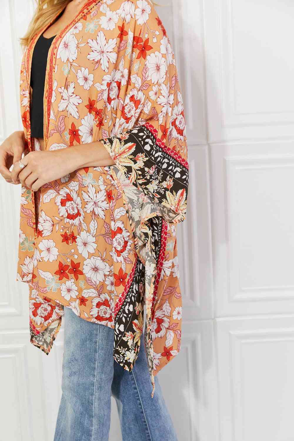 Justin Taylor Peachy Keen Cover-Up  Kimono